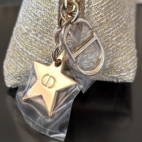 Dior 2024 Holiday Gold Cosmetic Pouch Limited Edition - Picture 3 of 10